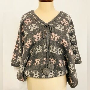 Anna Sui Cape Style Sweater